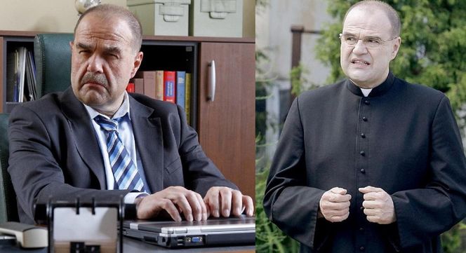 Ranczo. Wójt Paweł Kozioł (Cezary Żak), ksiądz Piotr Kozioł (Cezary Żak)