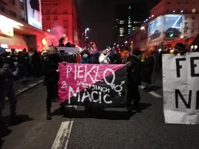 Strajk kobiet w Warszawie 29.01.2021