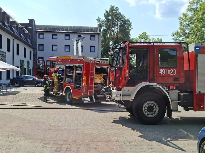 Pożar hotelu "Senator" w Starachowicach