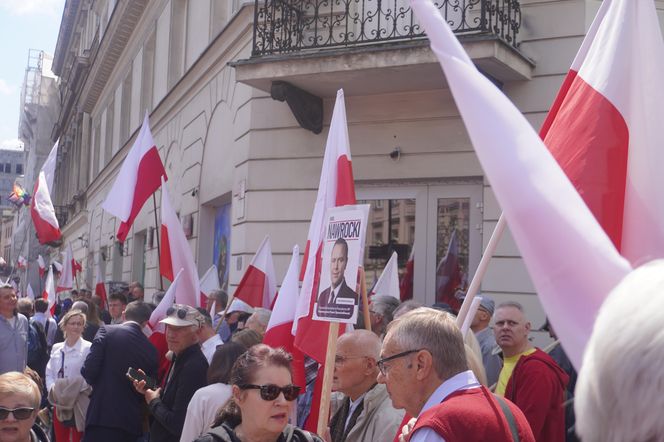 "Wielki marsz za Polską" Karola Nawrockiego 25.05.2025