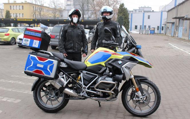 Toruń wreszcie ma motoambulans. Tak prezentuje się pojazd