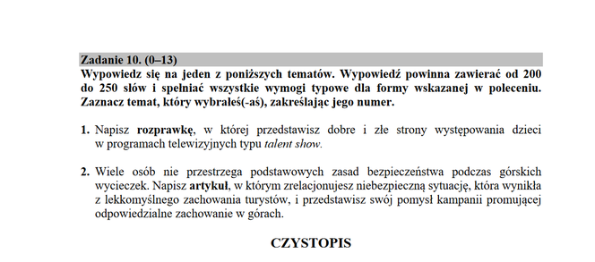 Matura 2020: Angielski rozszerzony. List, artykuł, rozprawka [PRZYKŁADY]