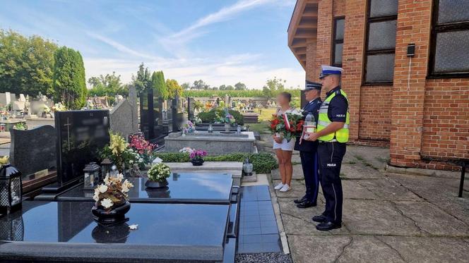 Rocznica śmiertelnego wypadku policjanta z Pabianic. Jakub Opieczyński zginął na służbie [ZDJĘCIA]