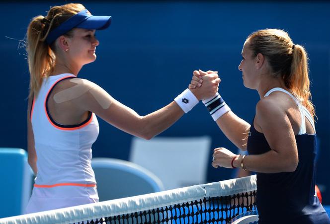 Agnieszka Radwańska i Dominika Cibulkova Australian Open 2014