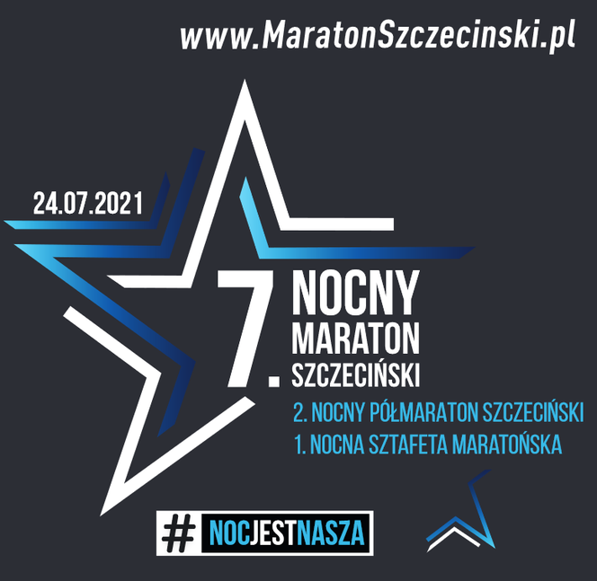 Logo 7. Nocnego Maratonu Szczecińskiego 