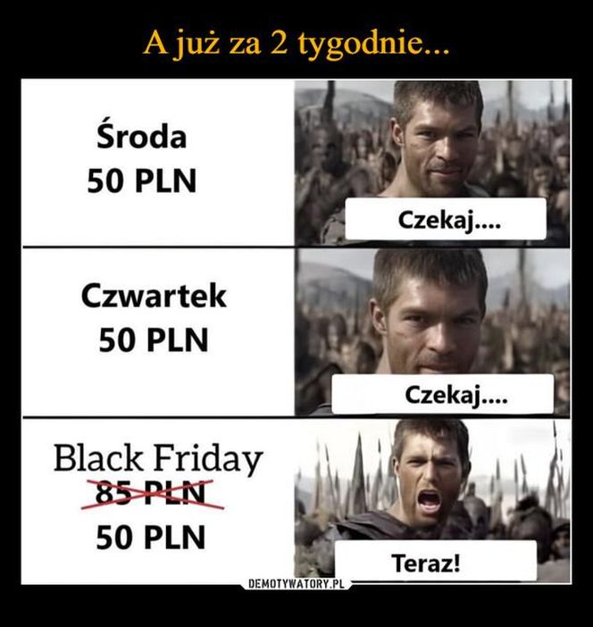 Black Friday 2024. Internauci już mają Czarny Piątek. Są bezlitośni! Zobacz najlepsze memy!