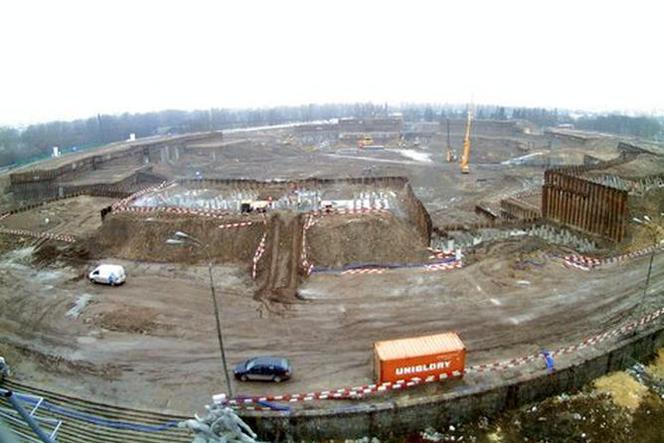 Budowa Stadionu Narodowego idzie pełną parą.