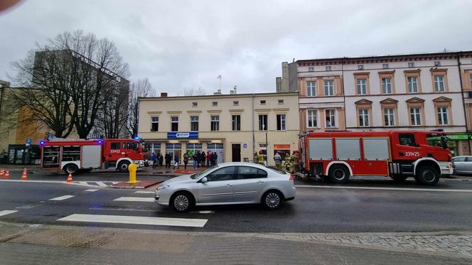 Pożar przy ul. Zwycięstwa w Koszalinie