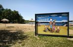 Plaża w Osiecznej przed sezonem letnim 