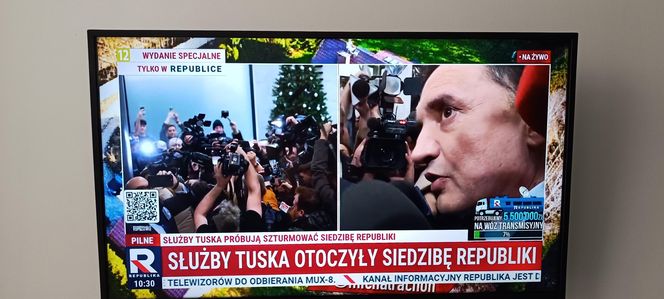 Zbigniew Ziobro w studio TV Republika