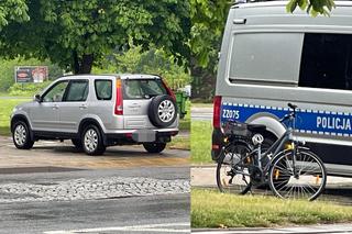 Kierująca hondą huknęła w rowerzystkę! Potworny wypadek w Warszawie