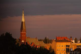 Szczecin w promieniach zachodzącego słońca [ZDJĘCIE]