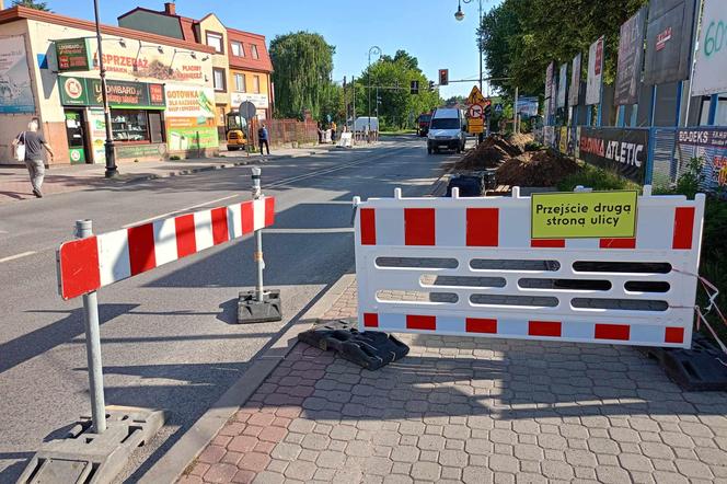 Roboty na skrzyżowaniu ulic Wojskowej i Cmentarnej w Siedlcach mają trwać do końca wakacji