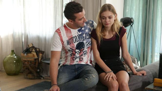 M jak miłość odc. 1406. Zosia (Julia Wróblewska), Eryk (Rafał Szatan)