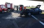 Groźny wypadek na autostradzie A1 w Warlubiu! Kilka osób rannych! 