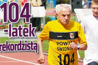 Stanisław Kowalski, 104-latek ze Świdnicy rekordzistą w bieganiu