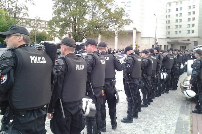 Kibice Polonii przed Derby Warszawy