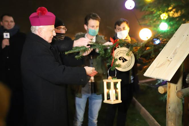 Przed Oknem Papieskim rozbłysła choinka