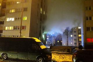 Pożar na Waryńskiego w Łodzi