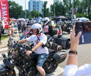 Parada motocyklistów w Dąbrowie Górniczej