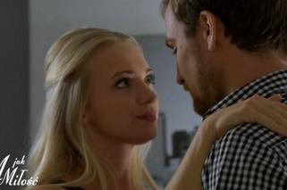 M jak miłość odc. 1188. Joasia (Barbara Kurdej-Szatan), Wojtek (Mateusz Janicki)