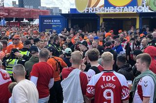 Strefa kibica w Hamburgu podczas meczu Polska - Holandia