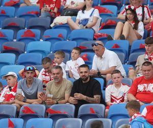Kibice na meczu Polska - Mołdawia