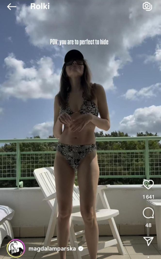 Magda Lamparska w bikini