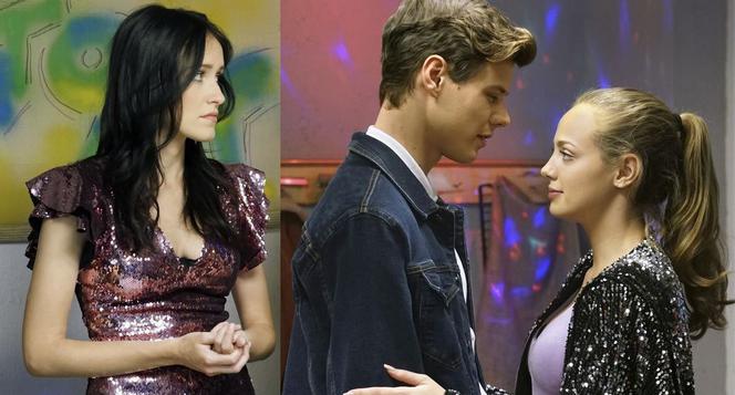 Barwy szczęścia, odc. 2045. Magda (Natalia Sierzputowska), Kacper (Jakub Szlachetka), Oliwka (Wiktoria Gąsiewska)