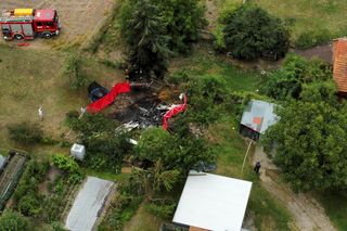 Wypadek awionetki, dwie osoby nie żyją