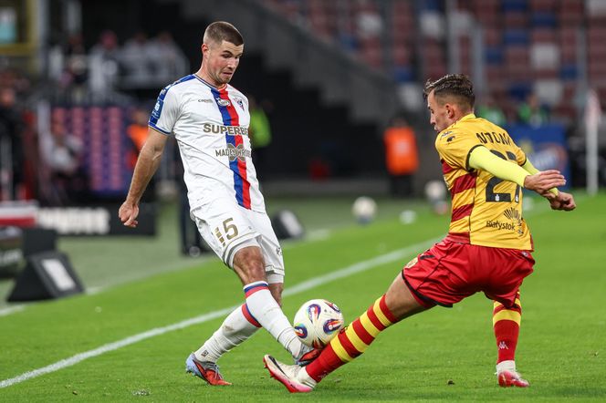 Górnik Zabrze - Jagiellonia Białystok, zdjęcia kibiców i zawodników z meczu 13. kolejki PKO BP Ekstraklasy