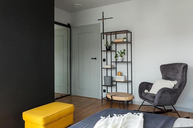 Sypialnia w stylu soft loft