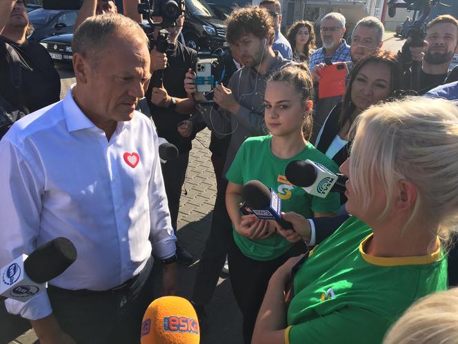 Donald Tusk w Grudziądzu