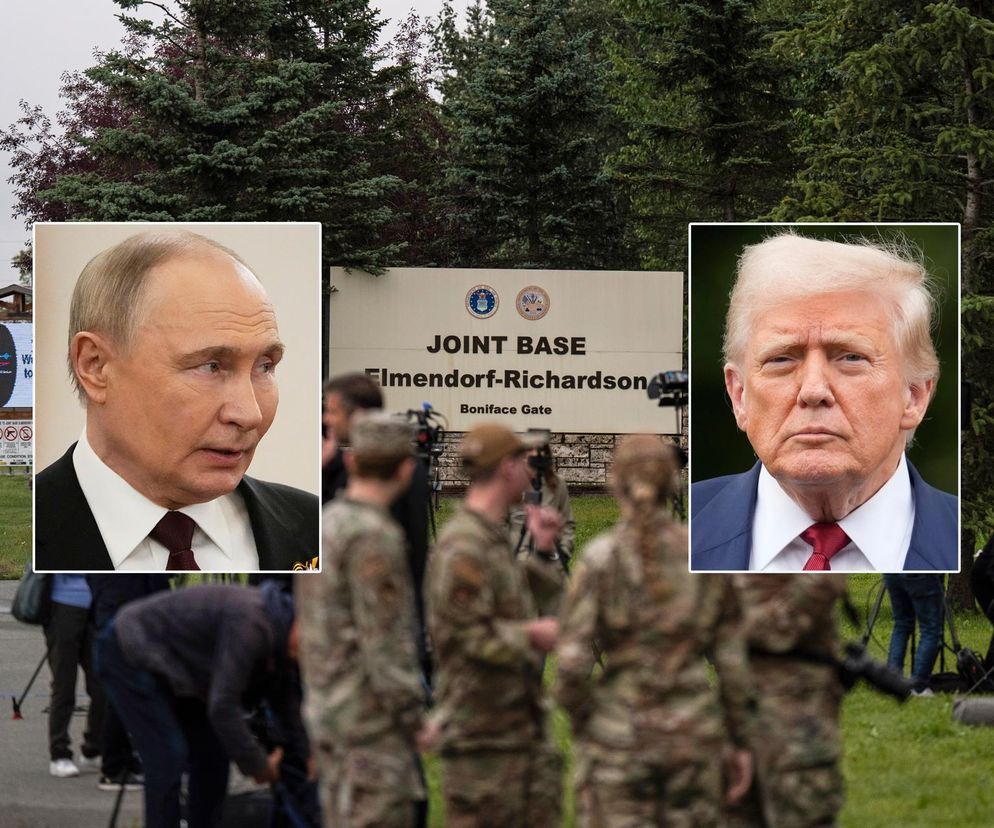 Przygotowania do spotkania Putin-Trump w bazie sił powietrznych USA na Alasce