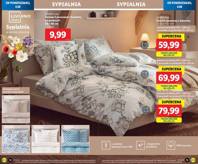 Promocje na pościel w Lidlu