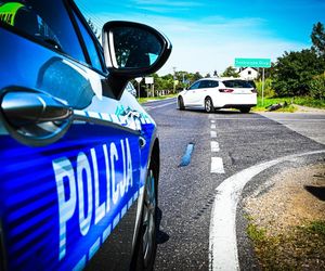 Potrącenie rowerzystki w Trzebieszowie w powiecie Łukowskim 