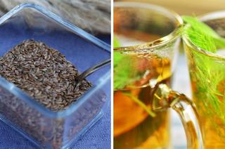 Siemię lniane i mięta na zaparcia 