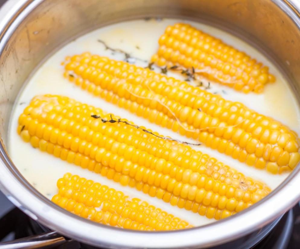 Jak ugotować kukurydzę? Dodatek mleka sprawi, że będzie delikatna i miękka