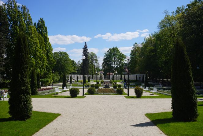 Różanka w Parku Planty po remoncie