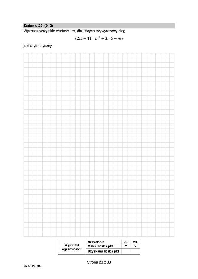 Matura 2025 - matematyka