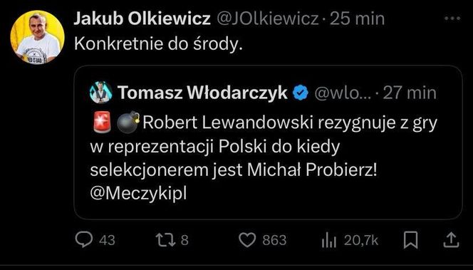 Konflikt Lewandowski - Probierz najlepsze MEMY