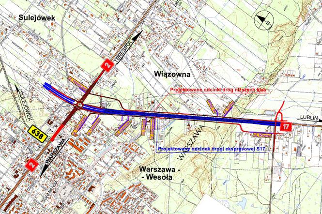 Jest zgoda wojewody na budowę kolejnego fragmentu Wschodniej obwodnicy Warszawy