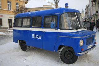 Funkcjonariusze ZOMO w centrum Lublina