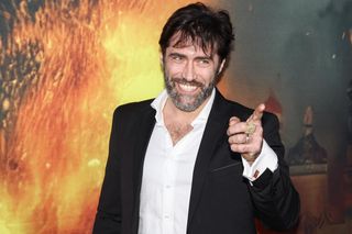 Kamil Lemieszewski na premierze filmu Putin