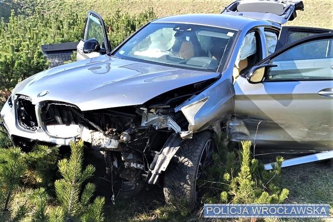 Groźny wypadek na Autostradowej Obwodnicy Wrocławia