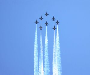    T-50 zespoł Black Eagles. Sacheon Air Show 2024