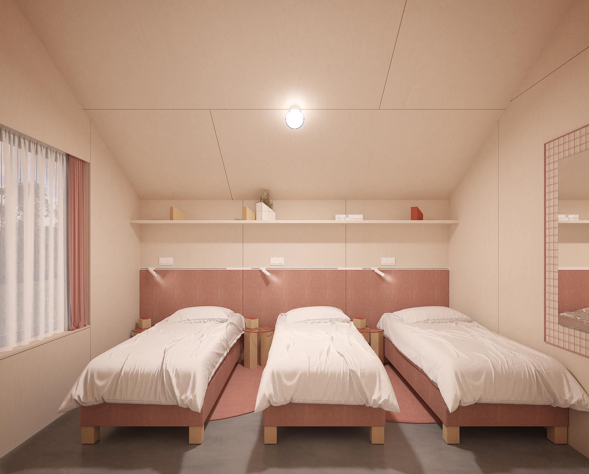 Zespół domków letniskowych w Borach Tucholskich projektu AKKT