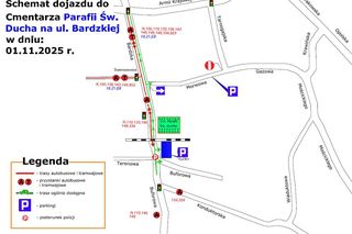 1 Listopada we Wrocławiu. Zmiany w organizacji ruchu