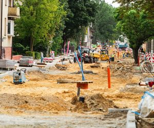 Zabytkowy bruk na Piłsudskiego w Siedlcach
