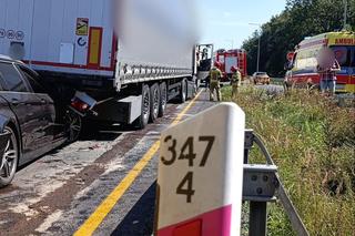 Wypadek na A4 w Śląskiem
